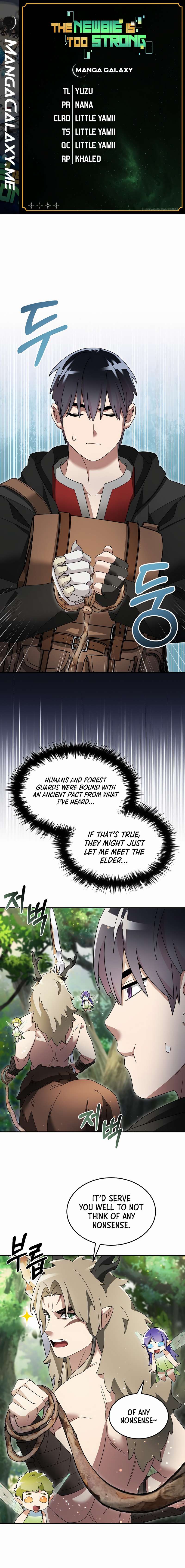 The overpowered newbie manga