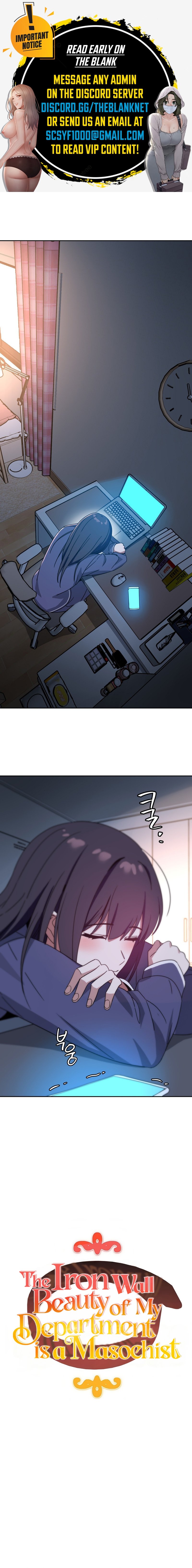 The Iron-Wall Beauty of My Department is a Masochist?! - Chapter 11 Page 1