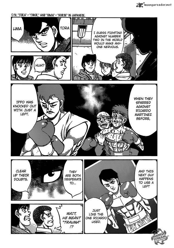 Hajime no Ippo - Chapter 1016 Page 13