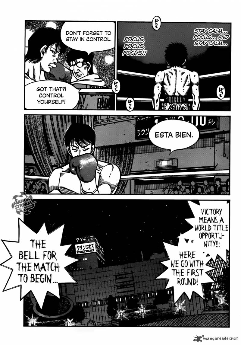 Hajime no Ippo - Chapter 1032 Page 15