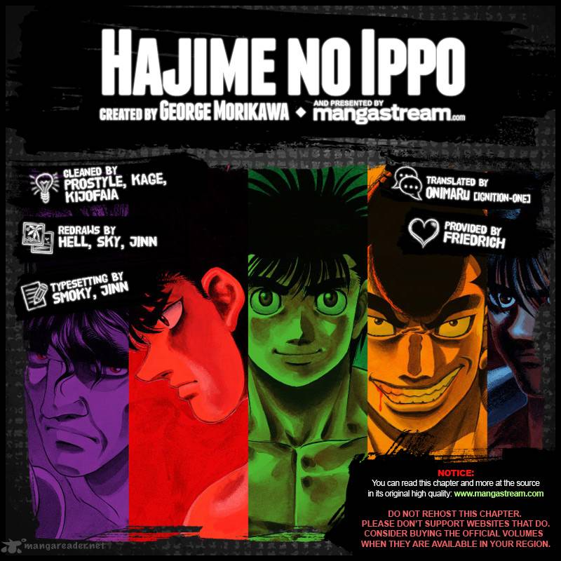 Hajime no Ippo - Chapter 1035 Page 2