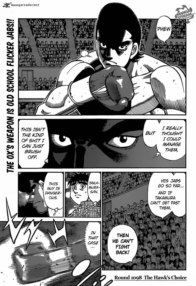 Hajime no Ippo - Chapter 1098 Page 1