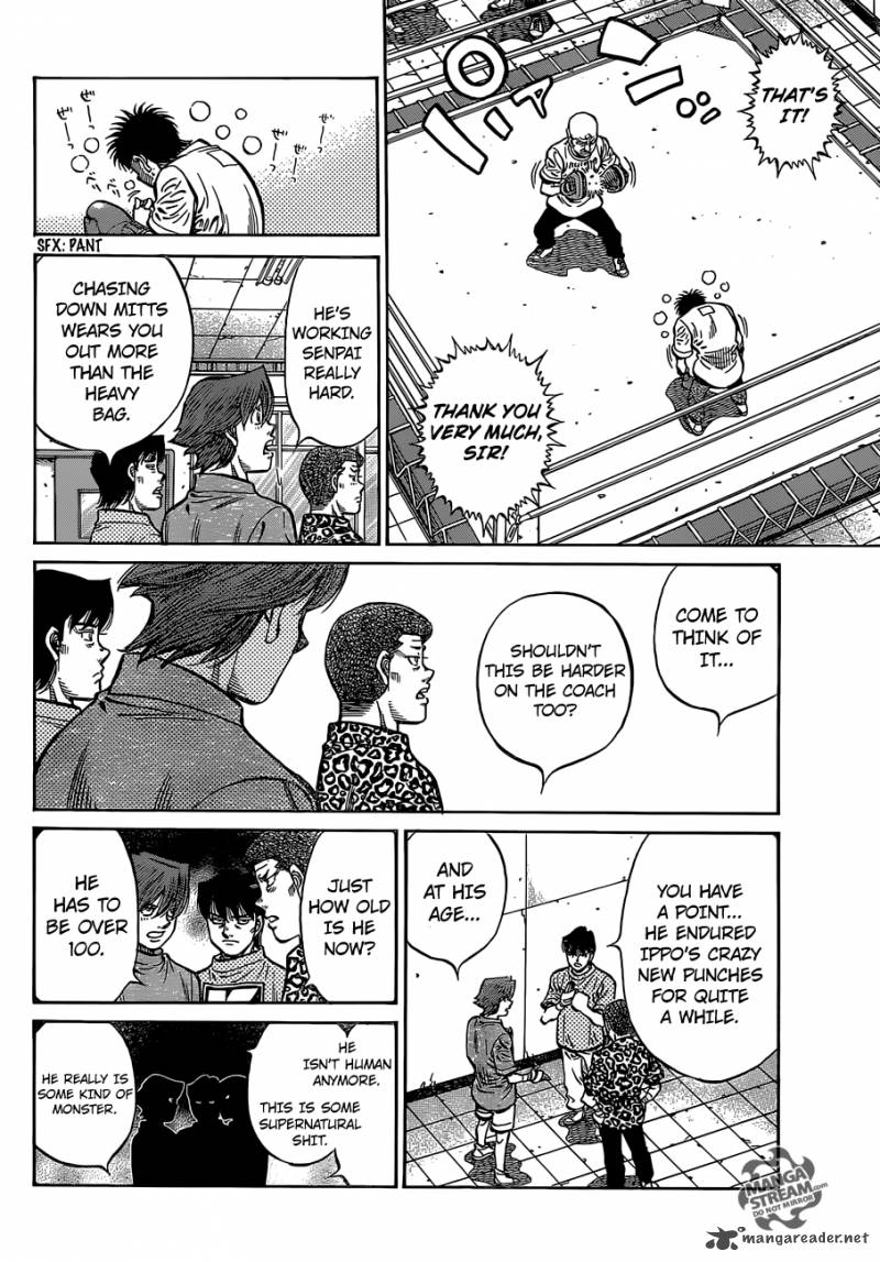 Hajime no Ippo - Chapter 1150 Page 4