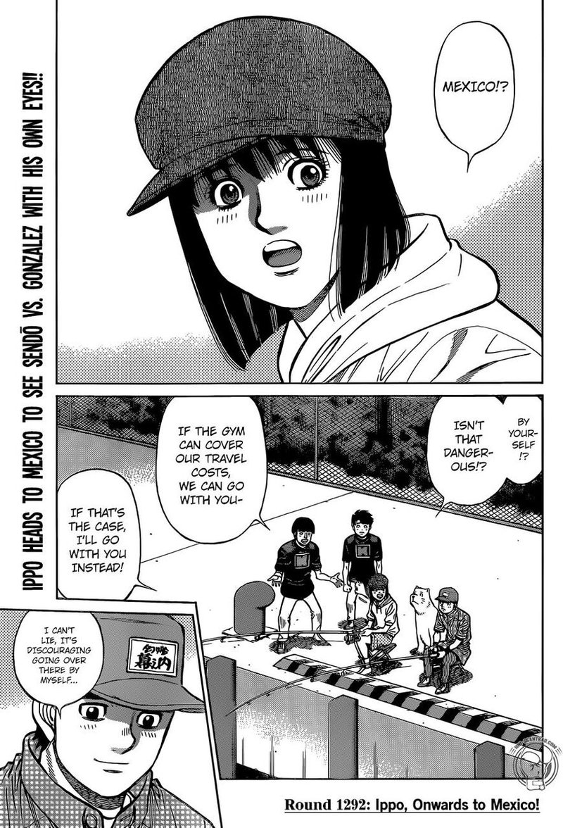 Hajime no Ippo - Chapter 1292 Page 1