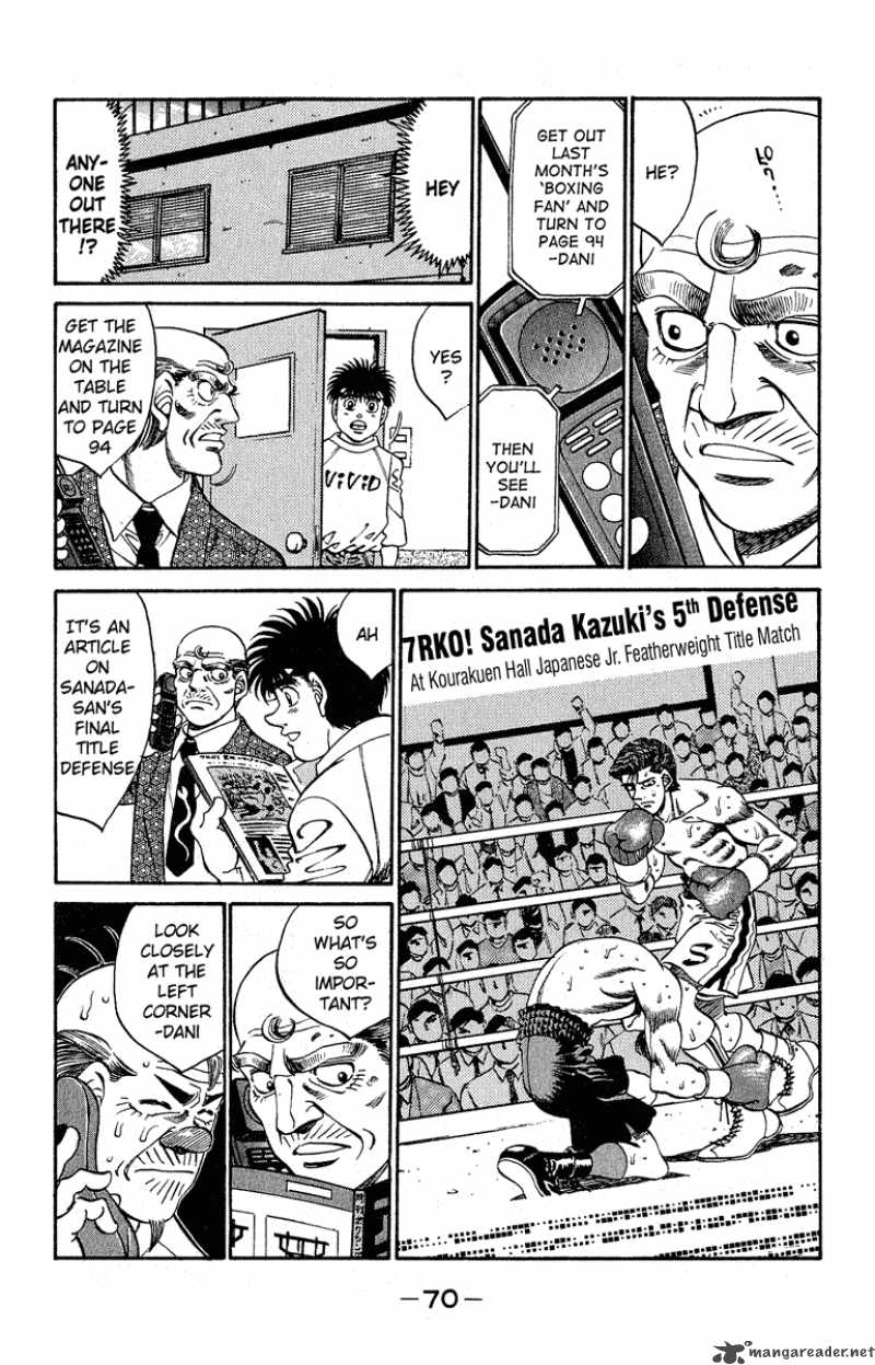 Hajime no Ippo - Chapter 291 Page 6