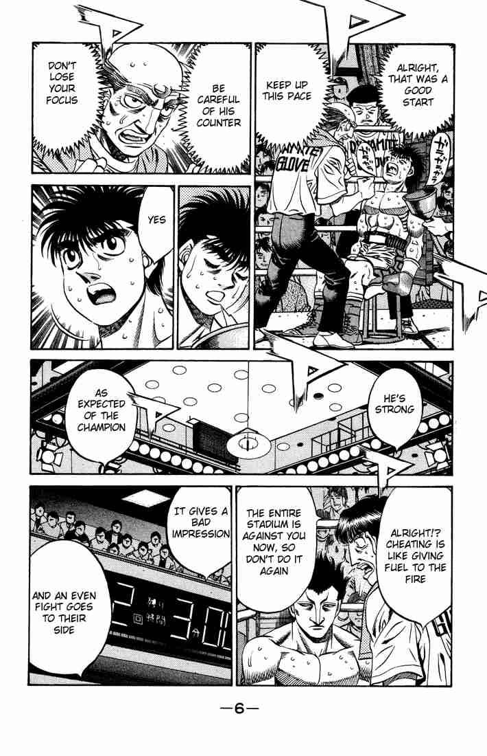 Hajime no Ippo - Chapter 483 Page 6