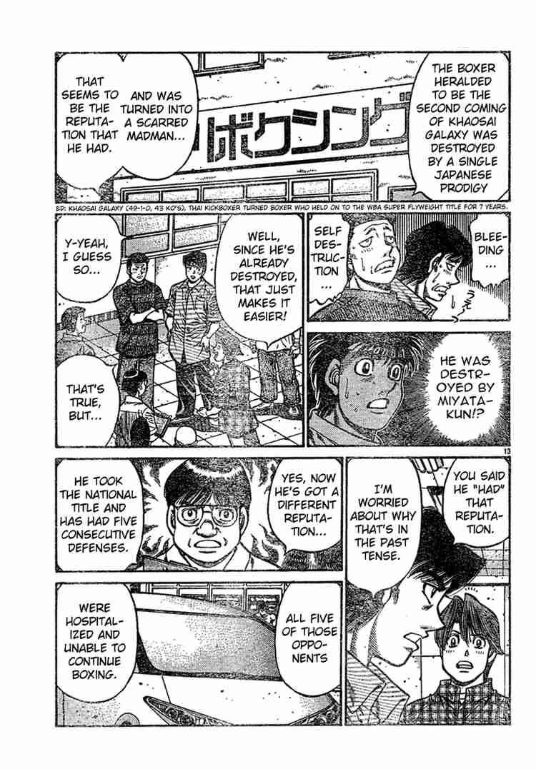 Hajime no Ippo - Chapter 727 Page 13