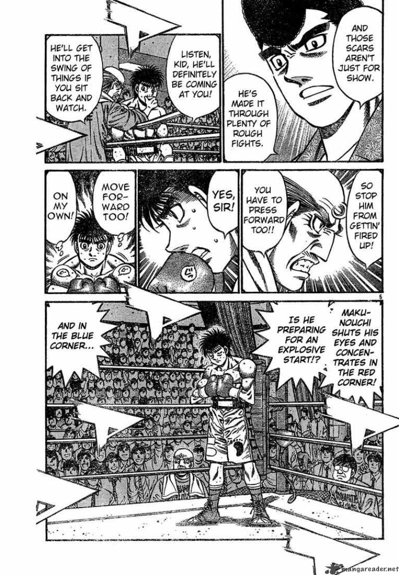 Hajime no Ippo - Chapter 729 Page 5