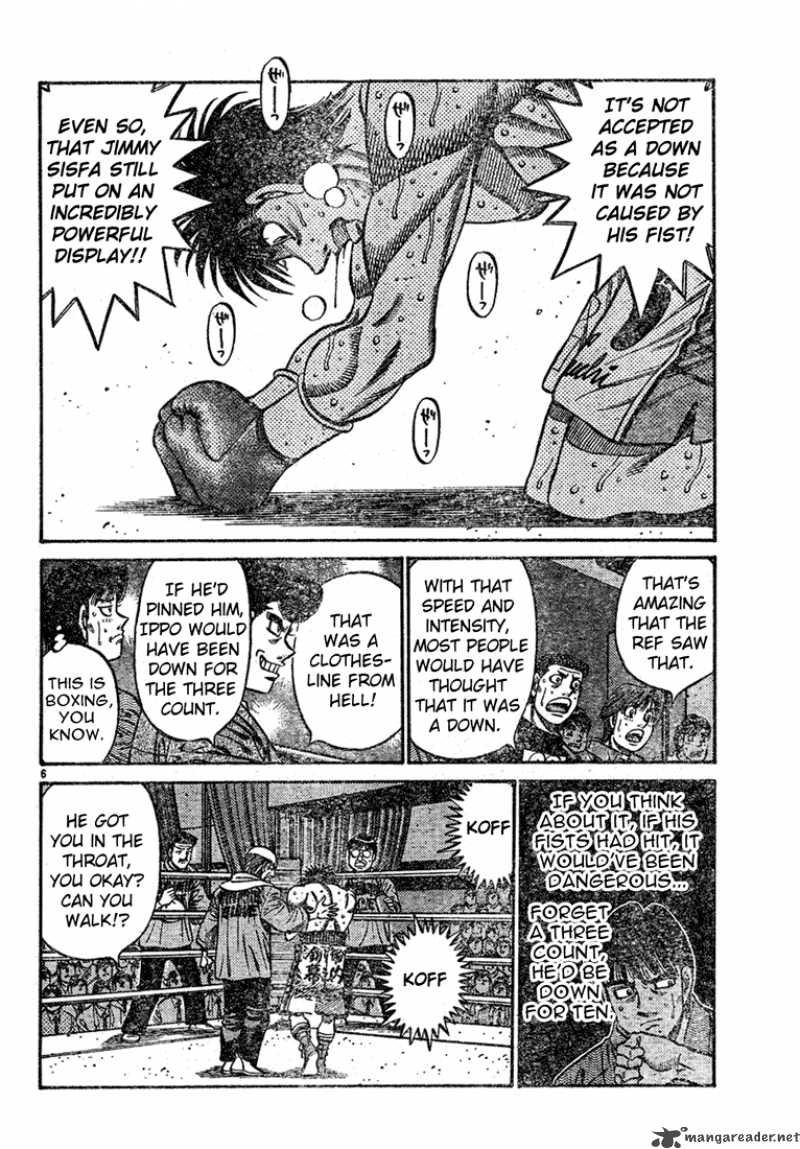 Hajime no Ippo - Chapter 732 Page 6