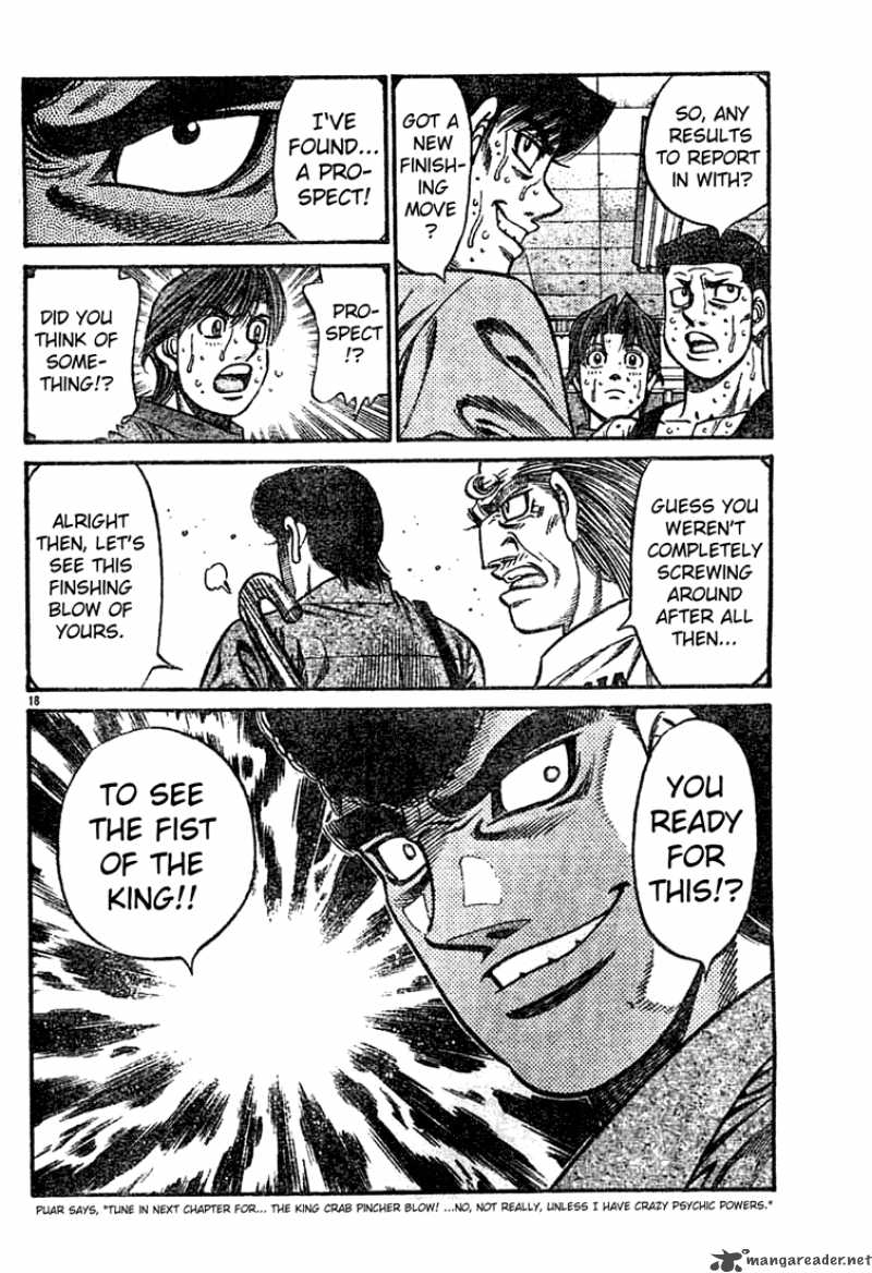 Hajime no Ippo - Chapter 742 Page 18