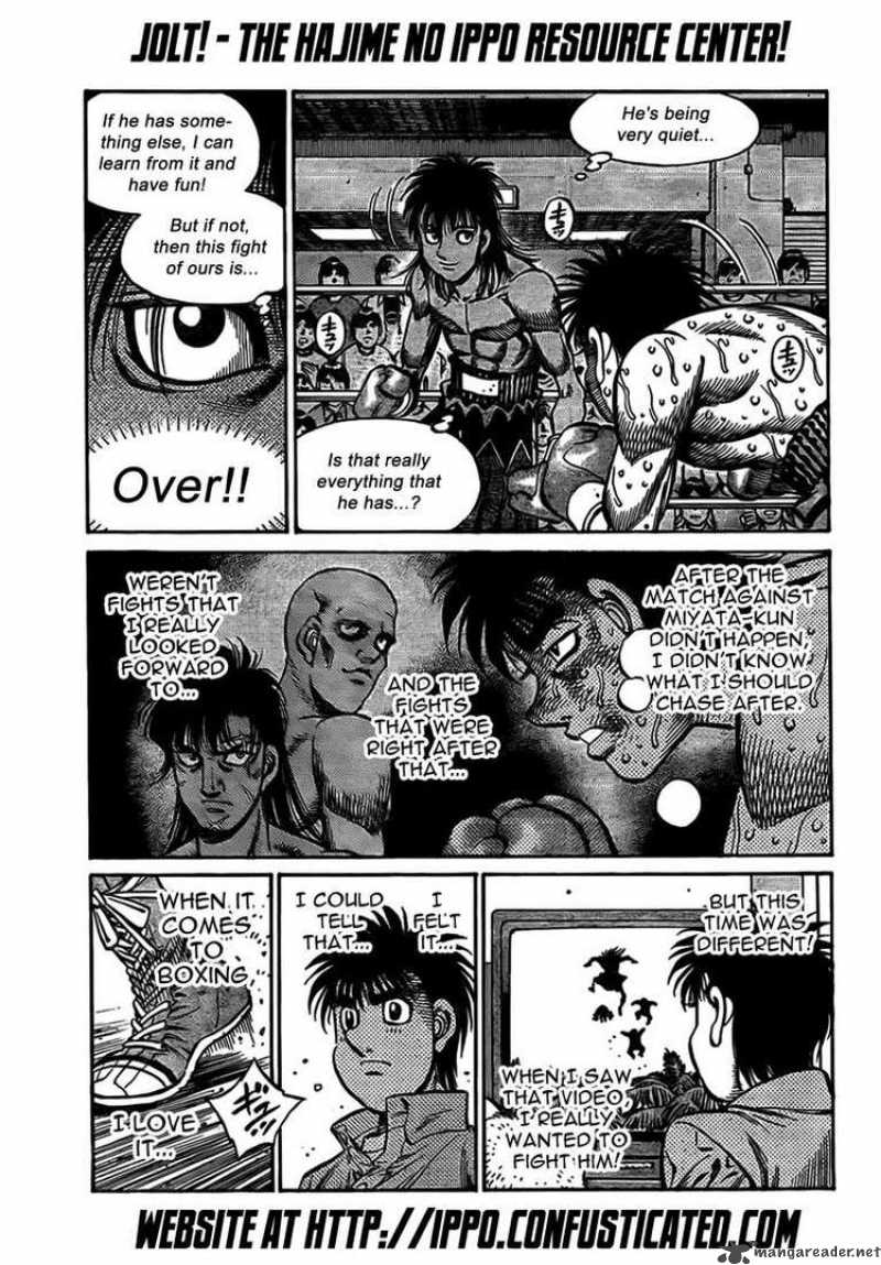 Hajime no Ippo - Chapter 883 Page 10