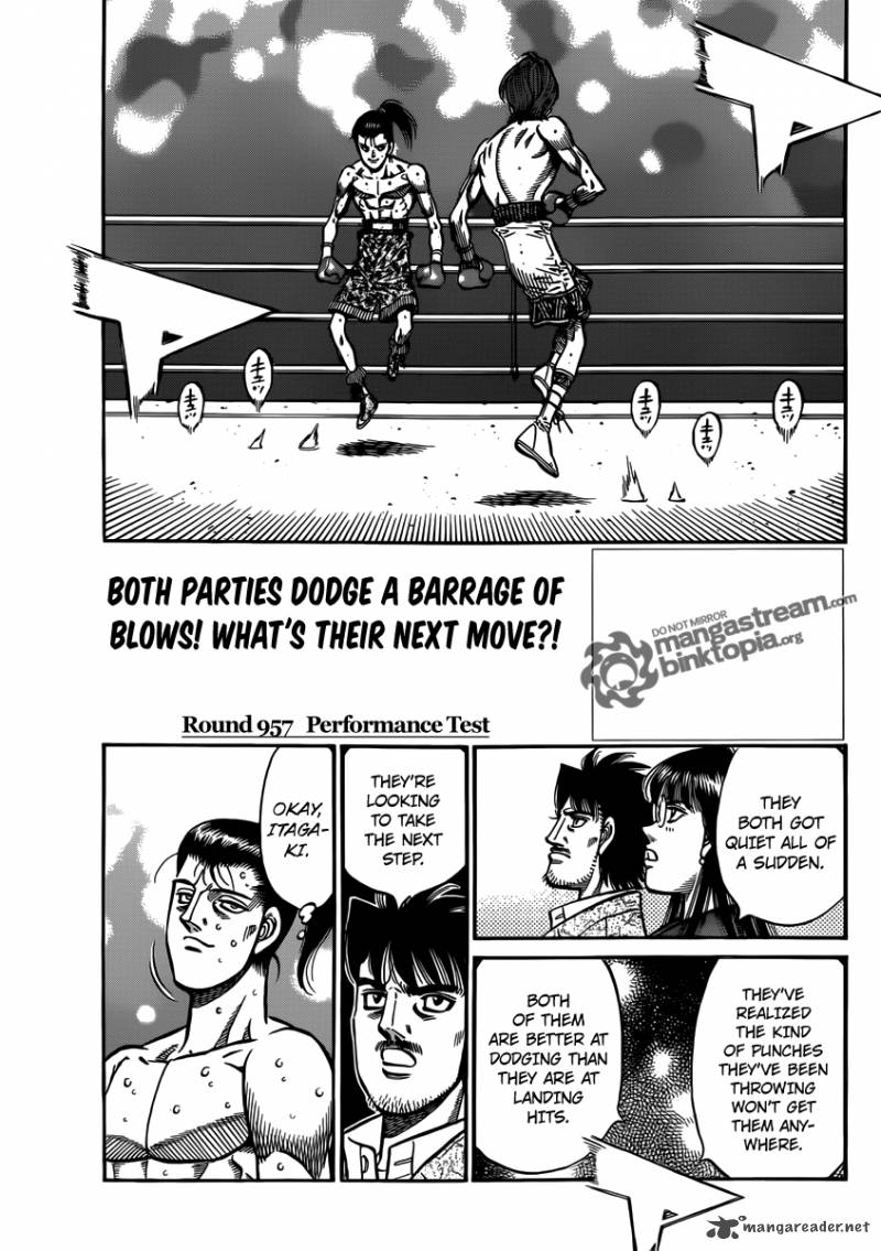 Hajime no Ippo - Chapter 957 Page 2